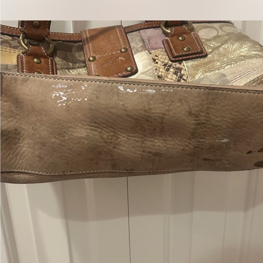 Coach Multicolor Patchwork Shoulder Bag - Picture 3 of 4